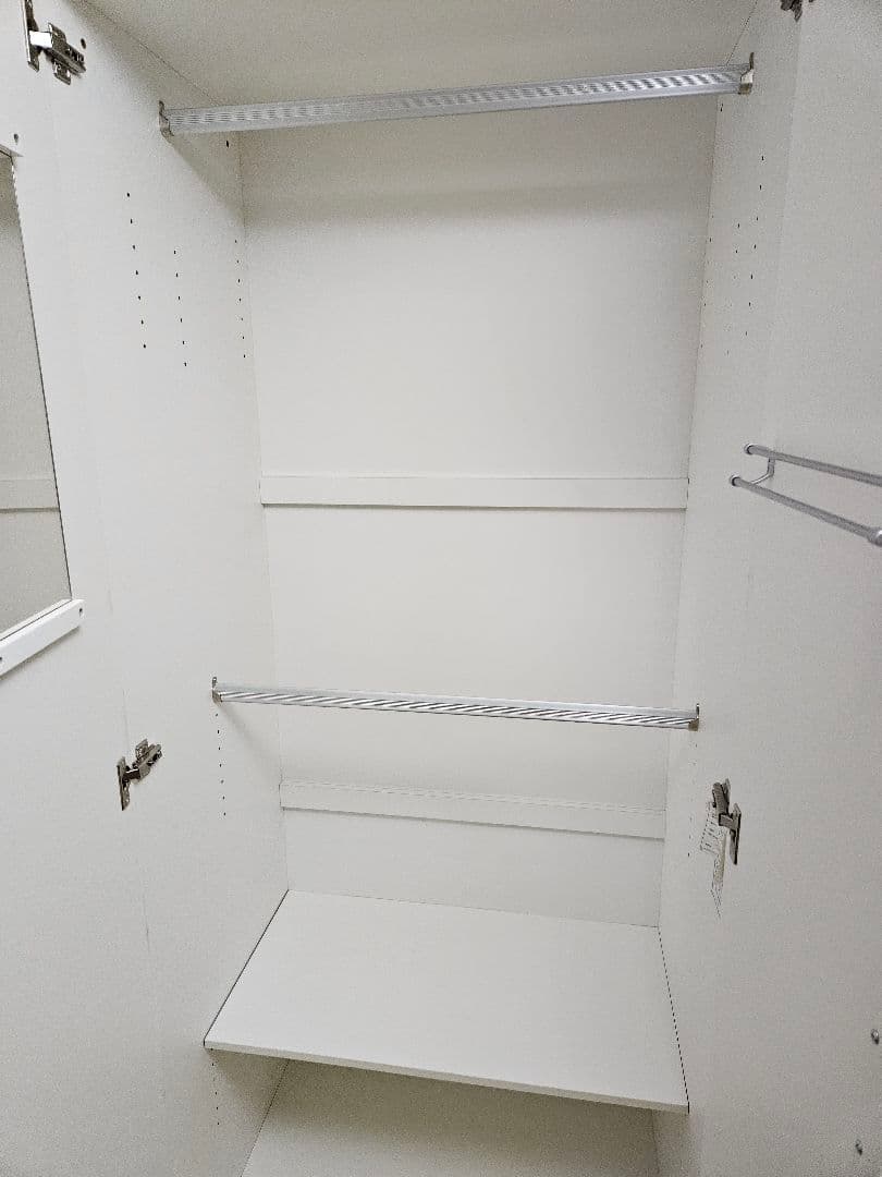 ニトリ ポルテ80cm幅 ホワイト ワードローブ