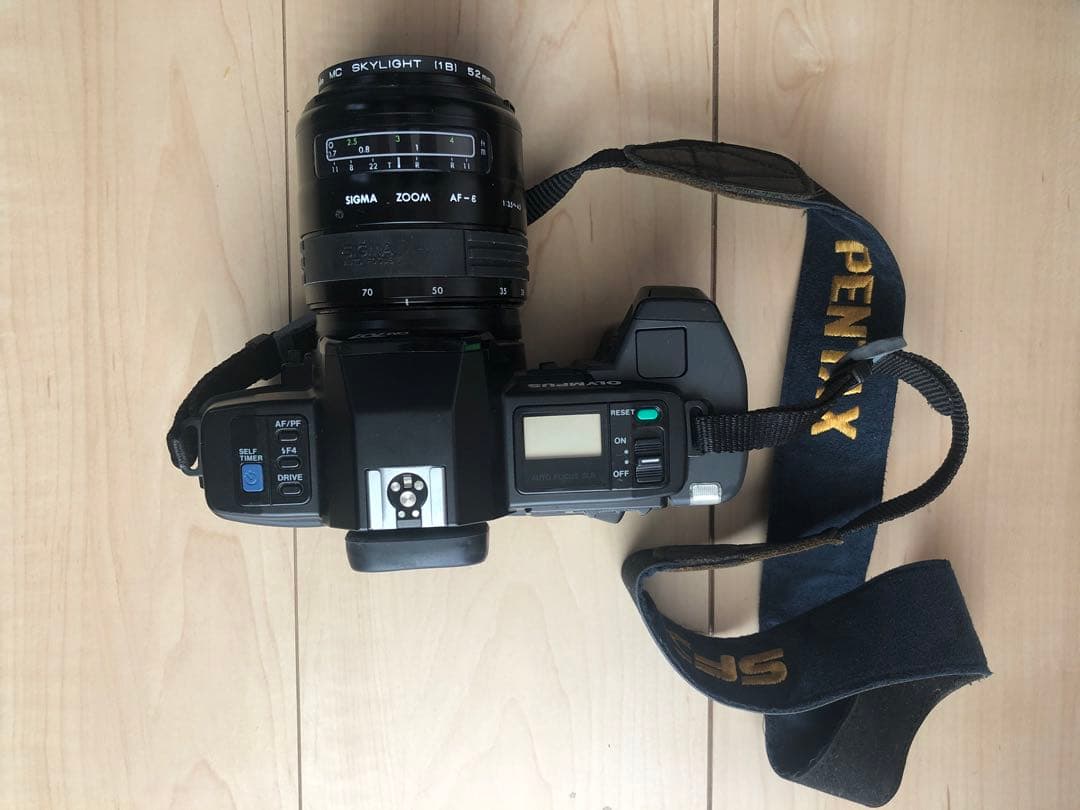 OLYMPUS OM707 望遠レンズ200付き