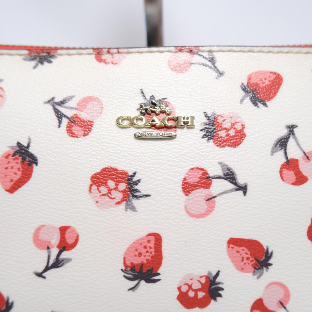 coach Strawberry cherry　accessory pouch