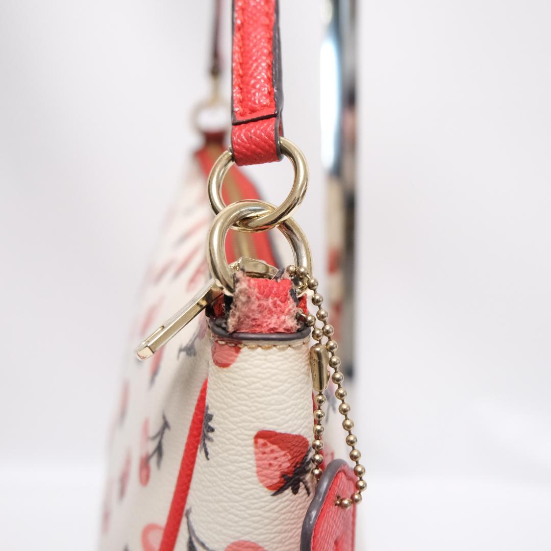 coach Strawberry cherry　accessory pouch