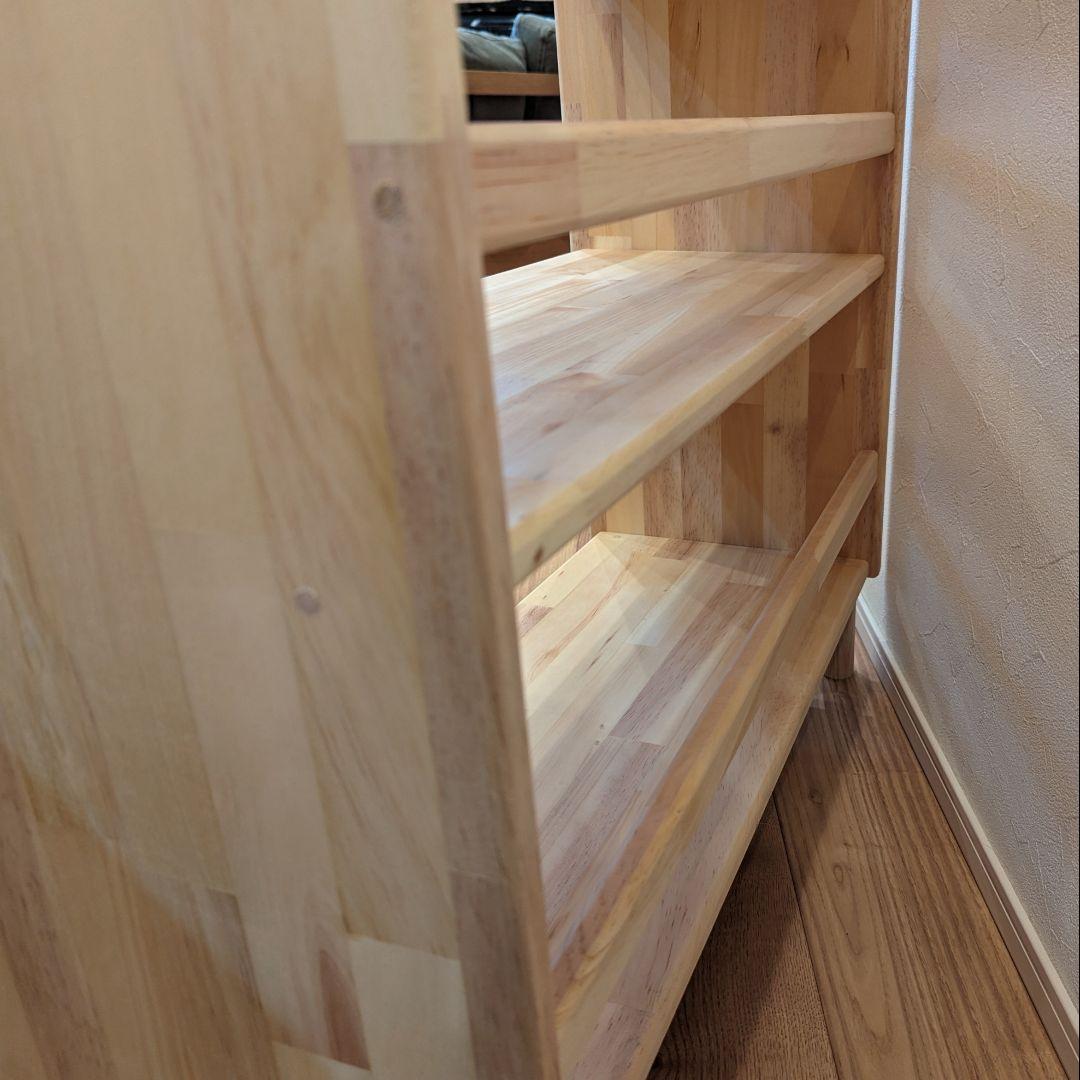 あひる　絵本棚　✨　おもちゃ棚　木製棚　ウッドシェルフ　モンテッソーリ