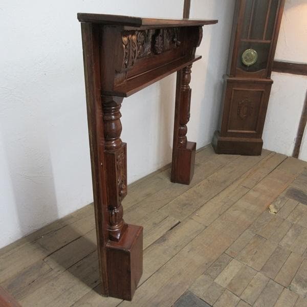 イギリス アンティーク 家具 マントルピース ファイヤーサラウンド 6163e