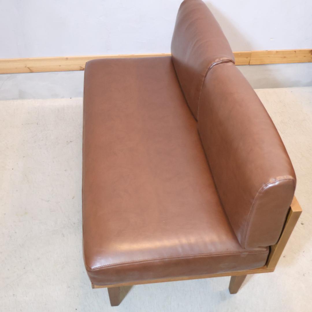 unico ウニコ WICK ベンチバックレスト 二人掛けソファ アームレス