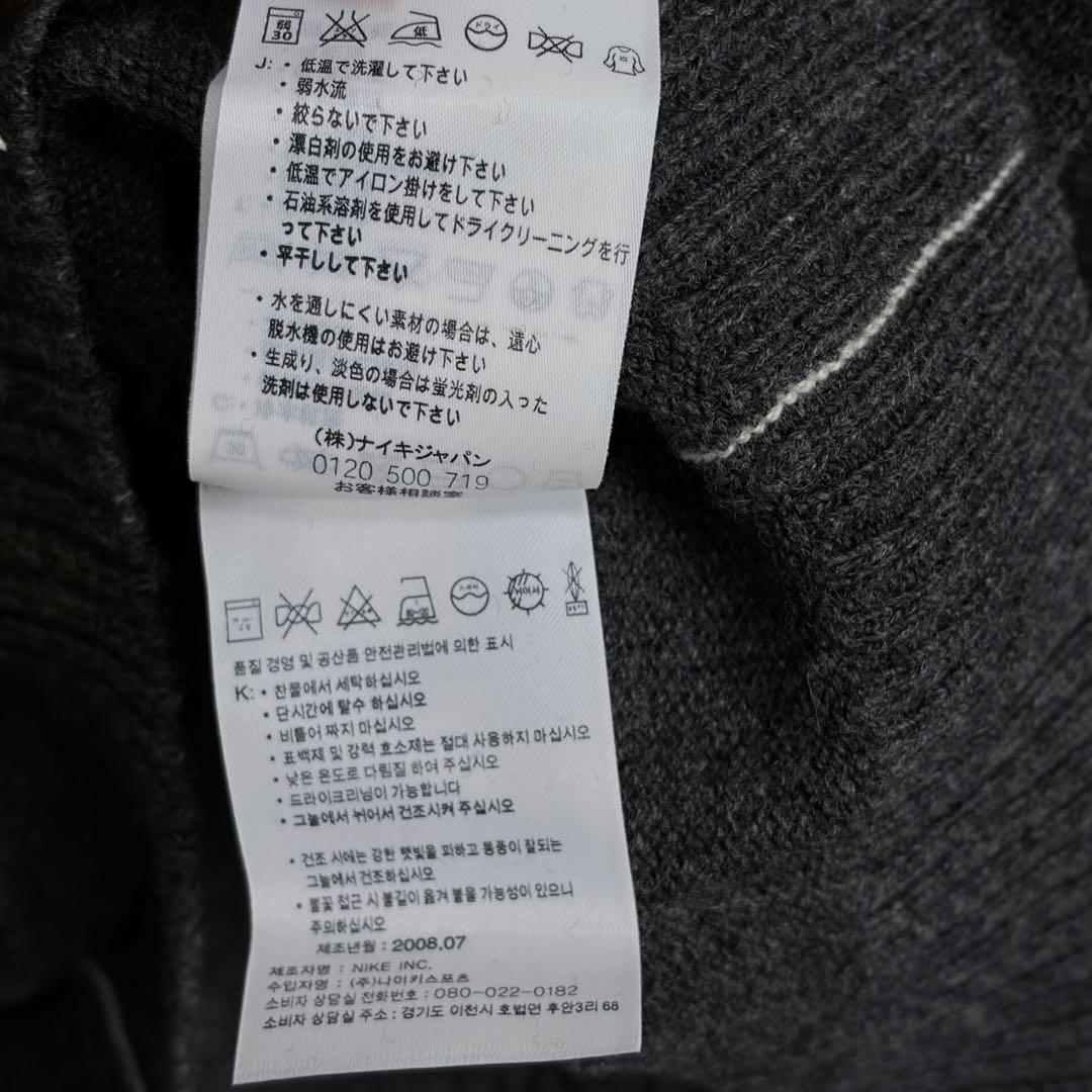 新品 ナイキNIKE golf ゴルフハーフジップ セーター ニット タグ付きM