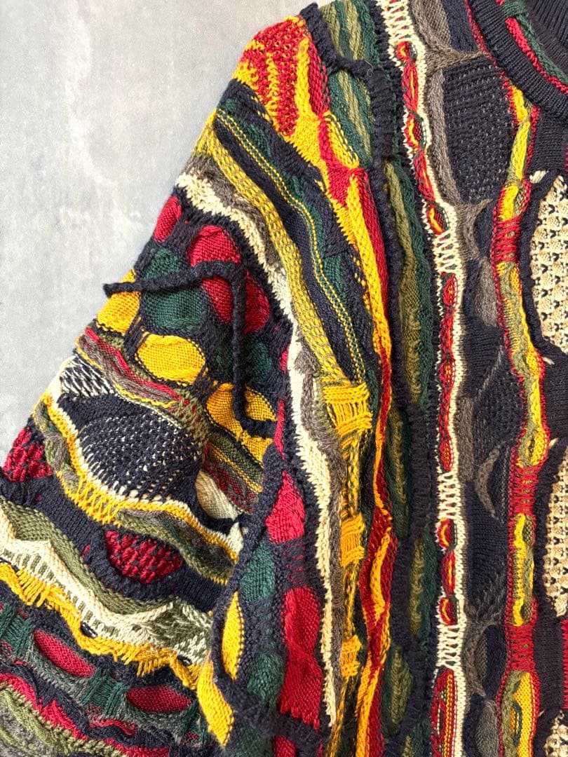 〈早い者勝ち・定番〉 高級デザイン COOGIビンテージ3Dニット L 菅田将暉