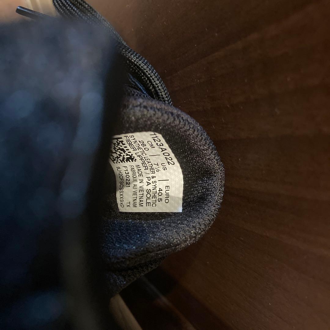 アシックス　ネオリバイブ4 ブラック 26センチ　金属　両足P革付き