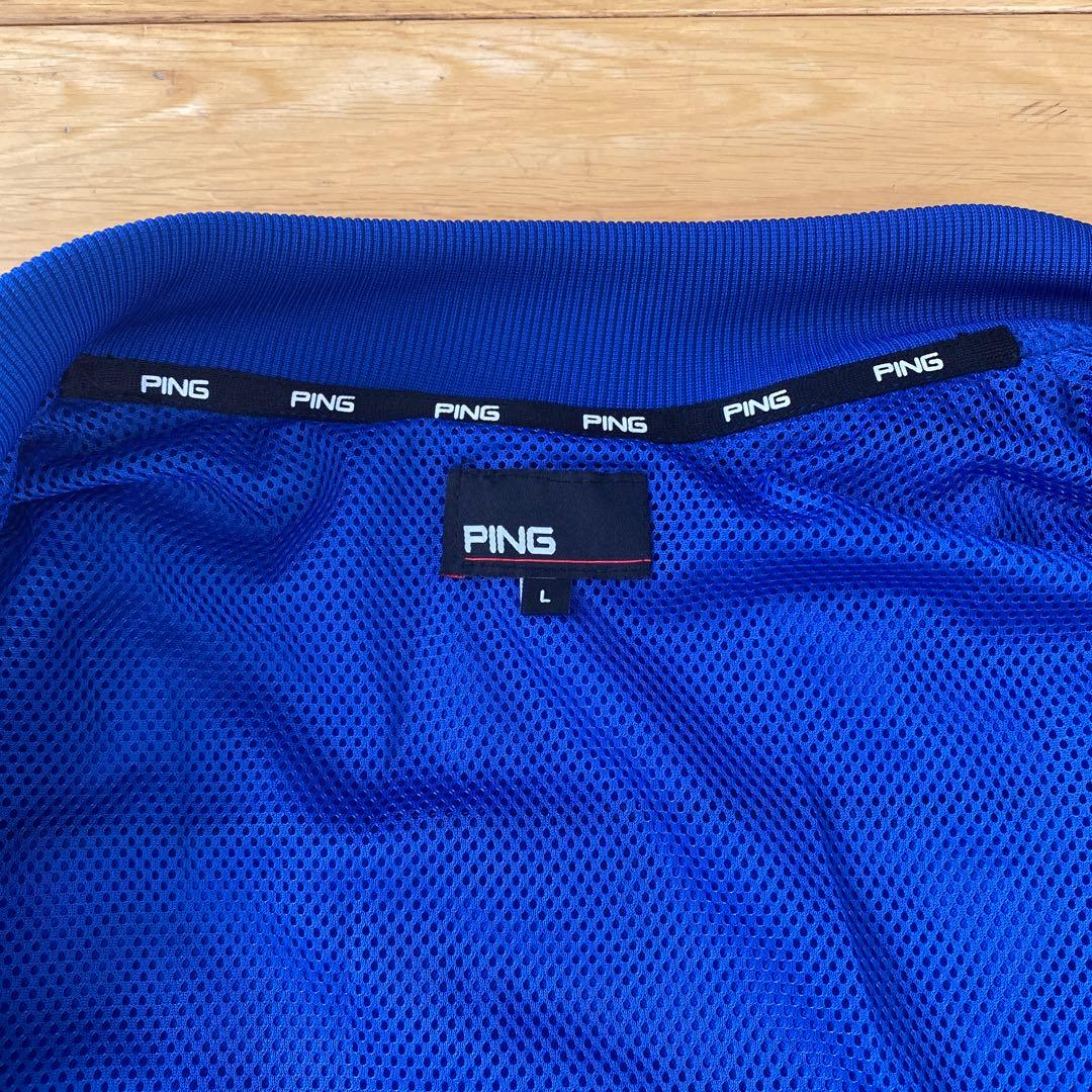新品タグ付きPING 青 ジャケット Lサイズ