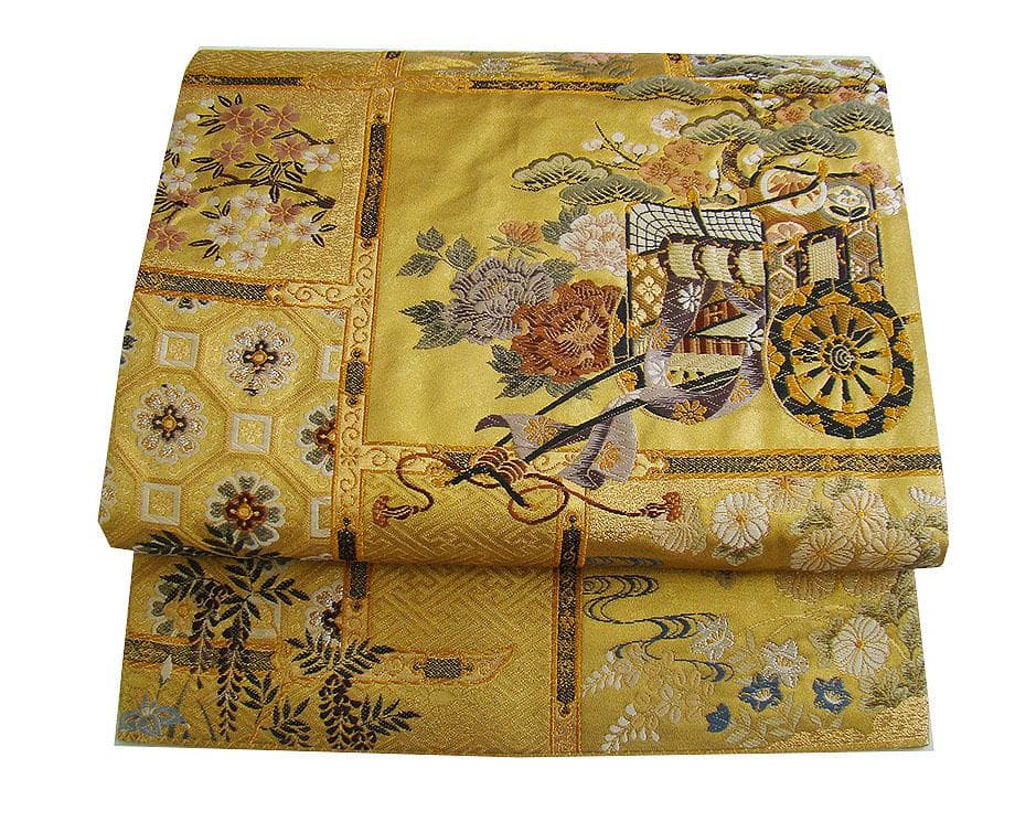 金彩加工染 色留・訪問着＆袋帯・帯〆・帯揚げセット（正絹）仕立上り＜D656＞