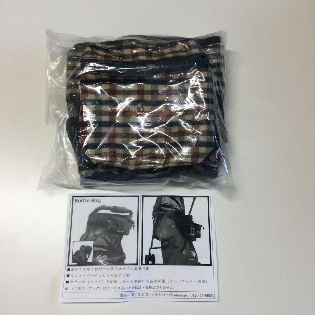 ①天使のカート　ポルテブラウンチェックMサイズ　バッグ