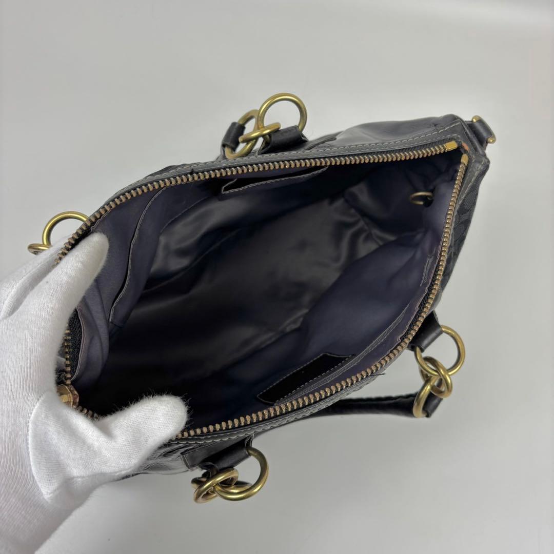 コーチ　ショルダーバッグ　2WAY 12479 パッチワーク　チャーム