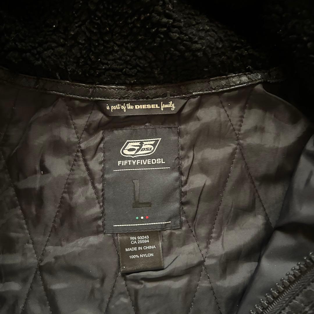 ジャケット・アウター archive grunge diesel nylon jacket black