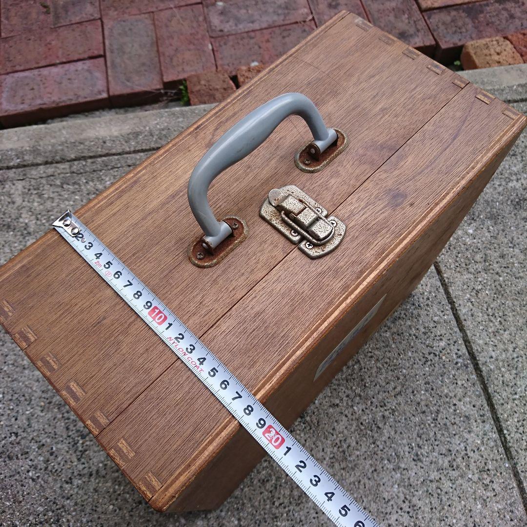 アンティーク 木製ケース 手付き 粘度計箱のみ