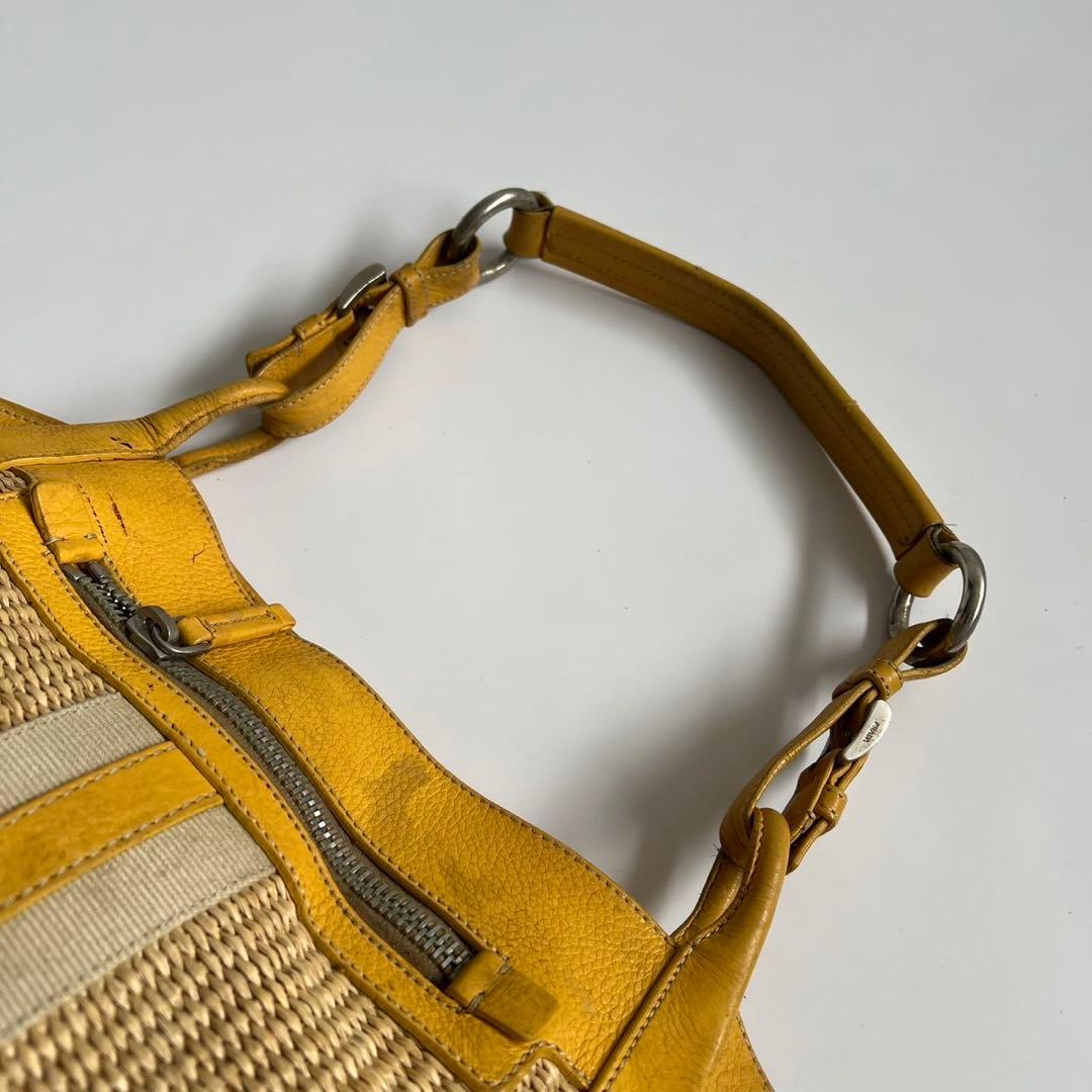 バッグ PRADA VITELLO DIANO WOVEN SHOULDER BAG