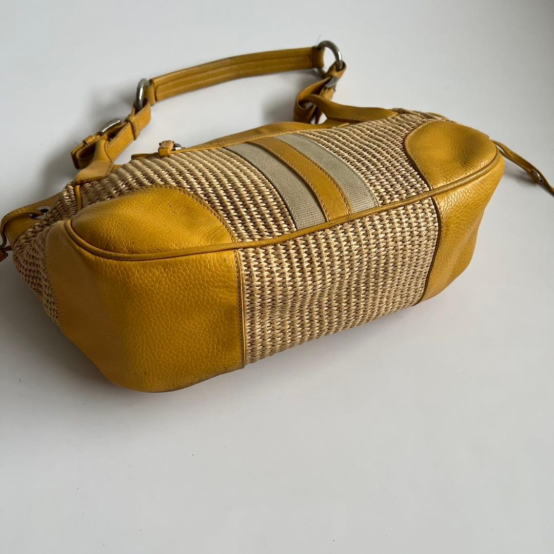 バッグ PRADA VITELLO DIANO WOVEN SHOULDER BAG