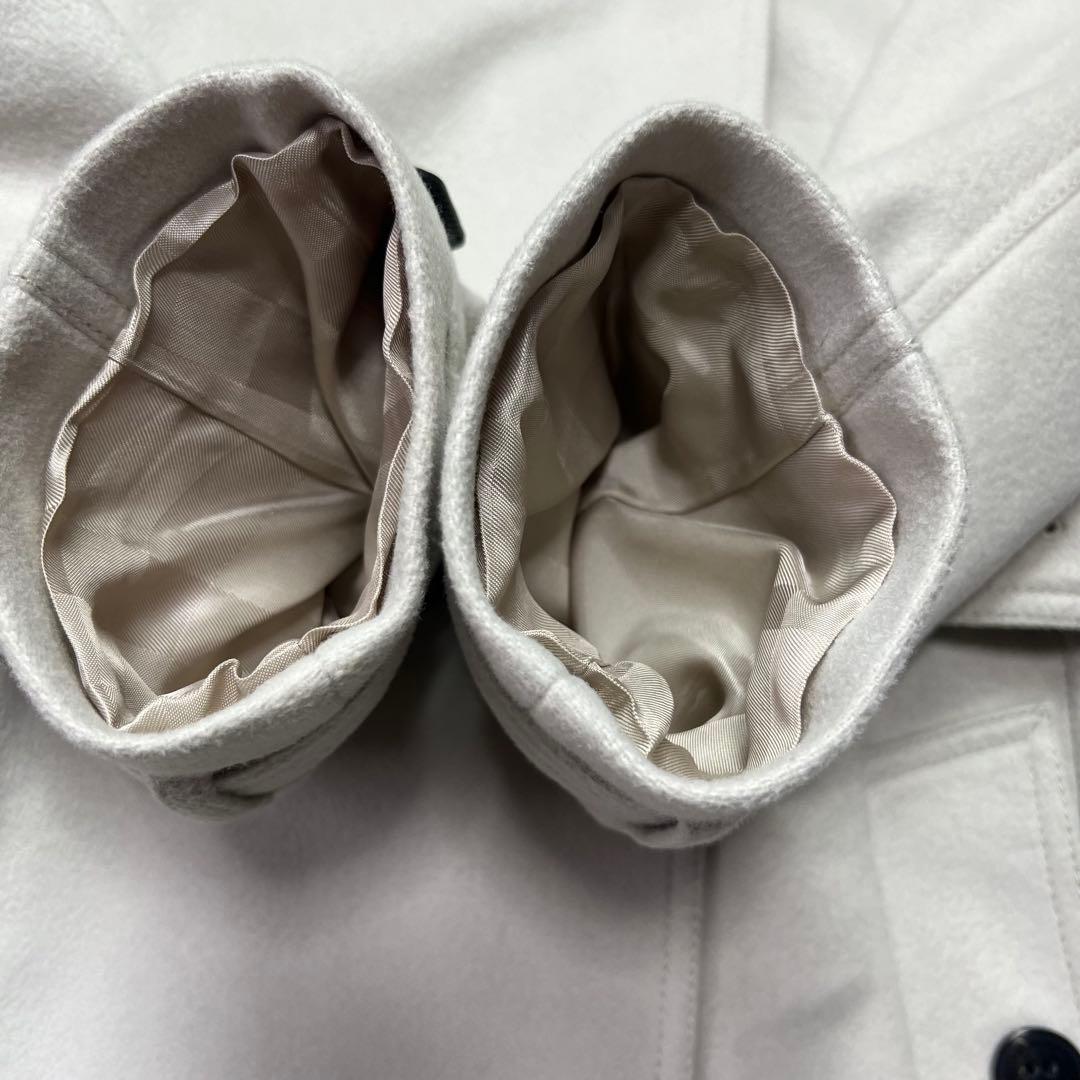 極美品♡カシミヤ　バーバリーロンドン　ベルテッドコート　ベージュ　2L