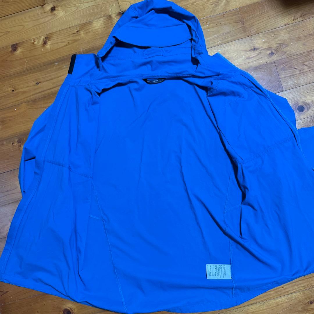 ARC'TERYX フード レインジャケット 青