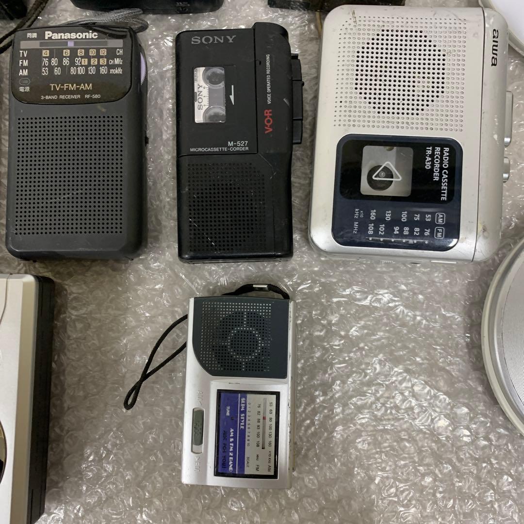 ポータブルCDプレーヤー.カセットプレーヤー.ラジオ.まとめ売り