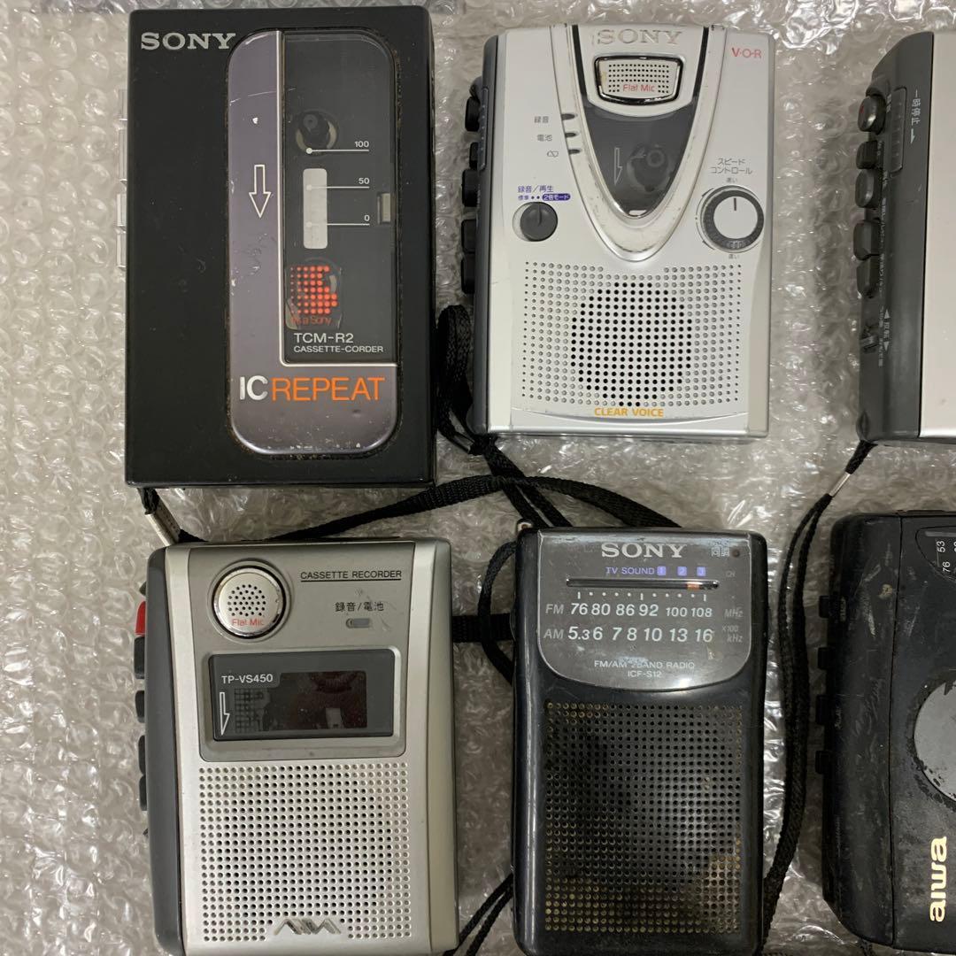 ポータブルCDプレーヤー.カセットプレーヤー.ラジオ.まとめ売り