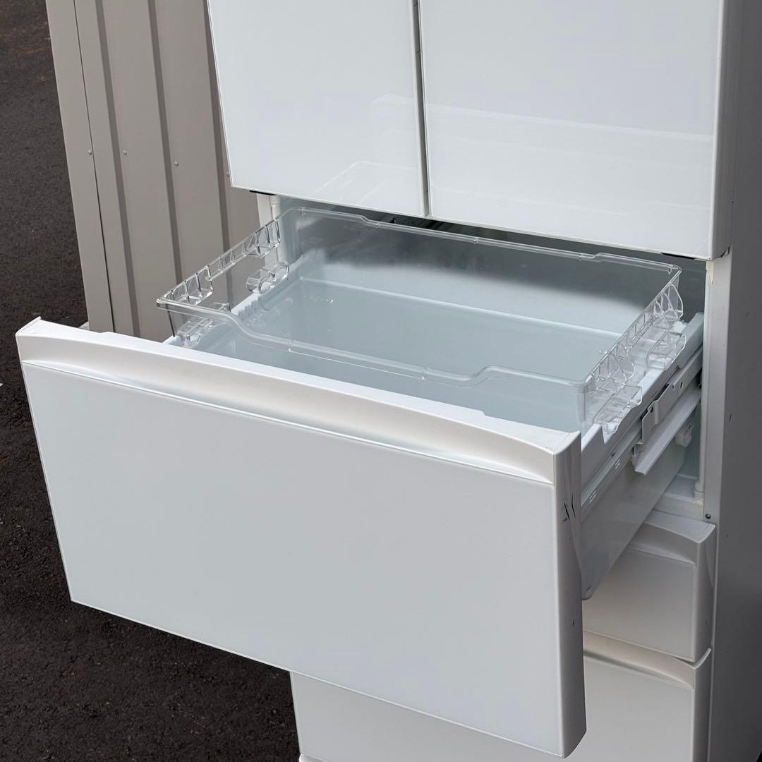 ＊ちゃめ 東芝 462L 6枚ドア 冷蔵庫 GR-P460FD(EW)