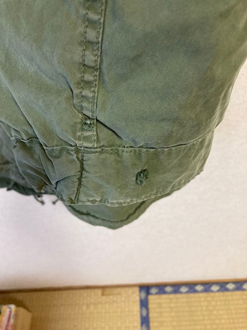 M65フィッシュテールパーカー 黒ジップ　ライナー付USED 1972年製　S