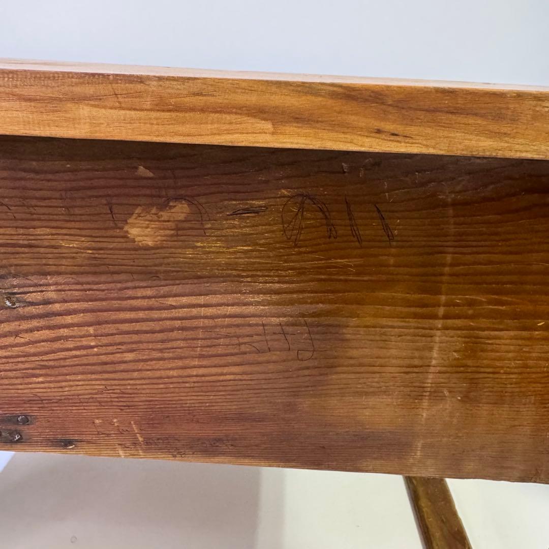 アンティーク　文机　時代物　高さ40cm 幅67cm