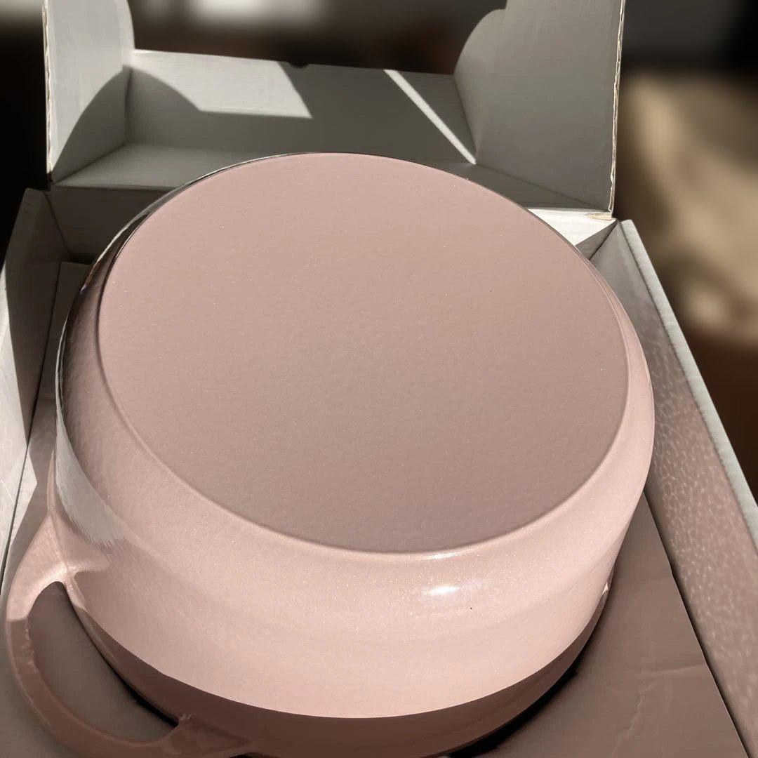 バーミュキュラ26 両手鍋　パールピンク