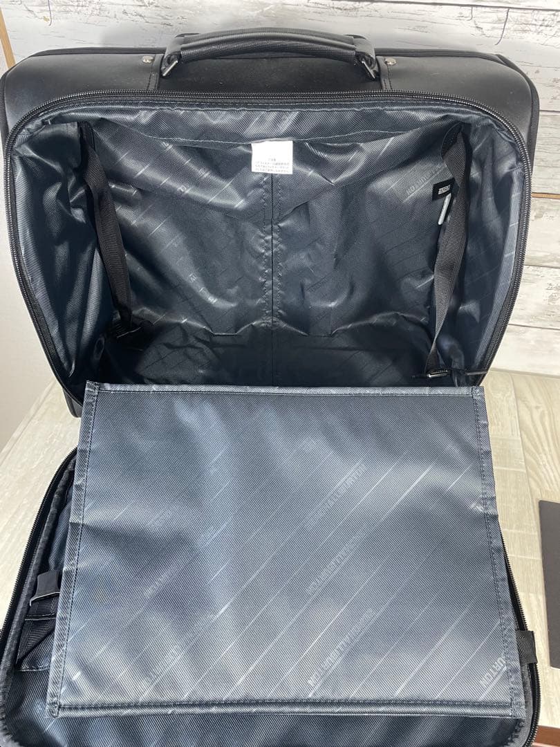 【美品】ゼロハリバートン 2WAY キャリーバッグ 機内持込 通勤 出張 4輪