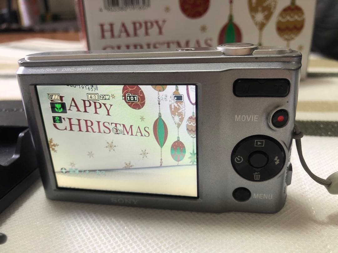 SONY DSC-W810 20.1メガピクセル画素 コンパクトデジタルカメラ