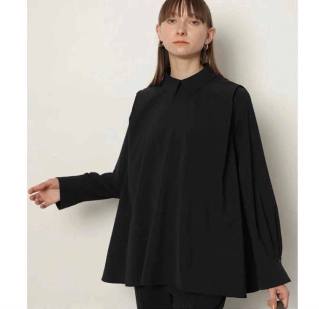 カデュネ　襟付き　ブラウス　川上桃子さんとCADUNEのコラボ　38 M