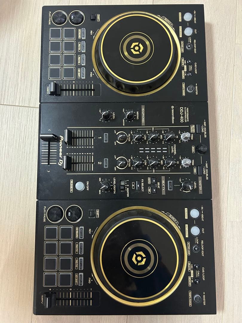 DJコントローラー 接続ケーブル付き DDJ-400-N 限定ゴールド