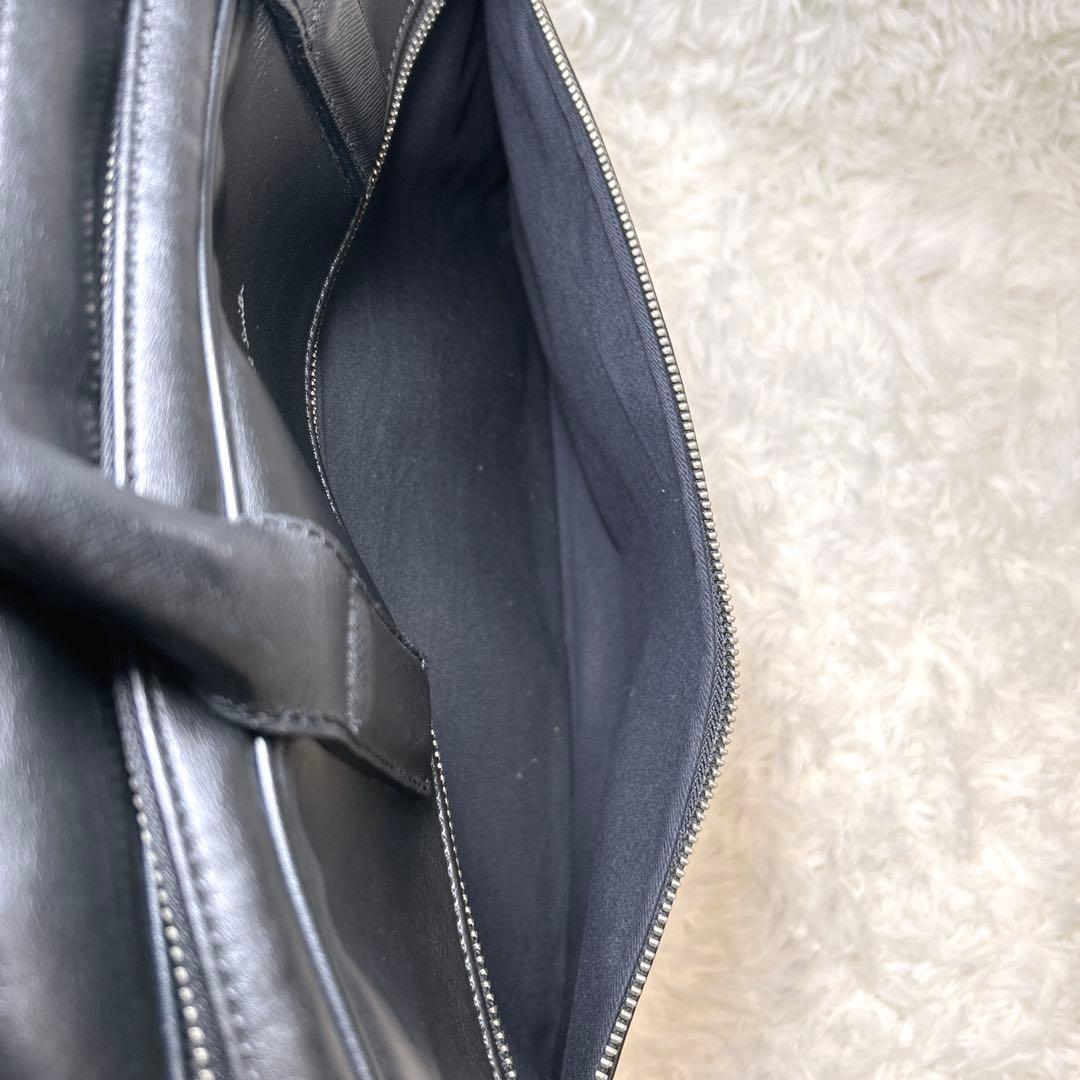 ポールスミス ビジネスバッグ ブリーフケース レザーブラック 2WAYショルダー