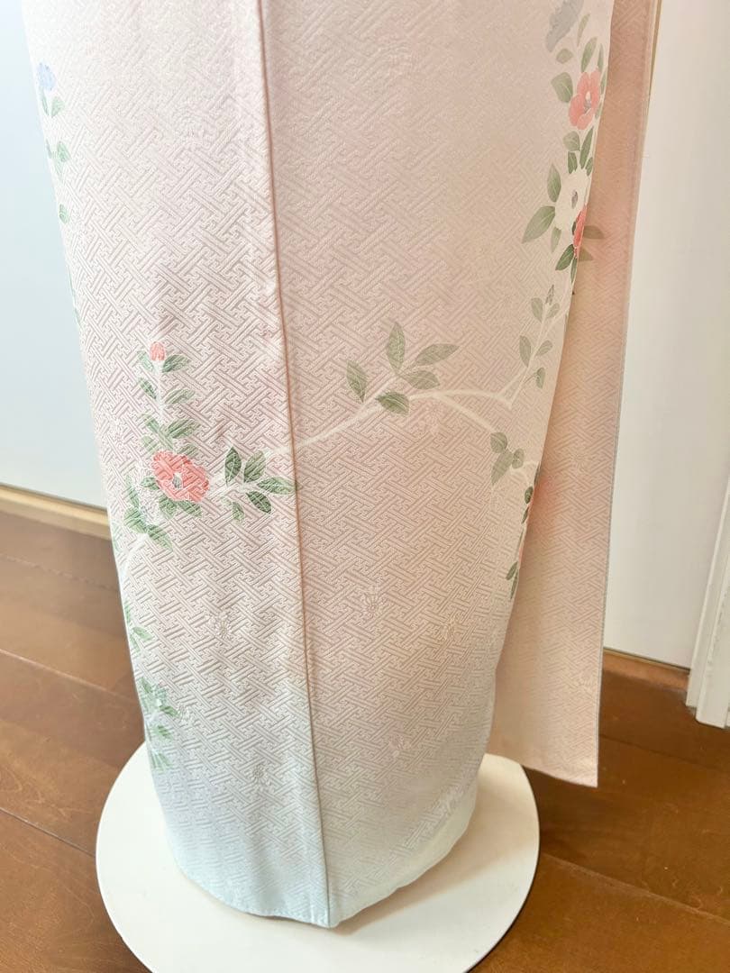 美品　相良刺繍　正絹訪問着　フルセット4点　卒業式　入学式　七五三　お宮参り