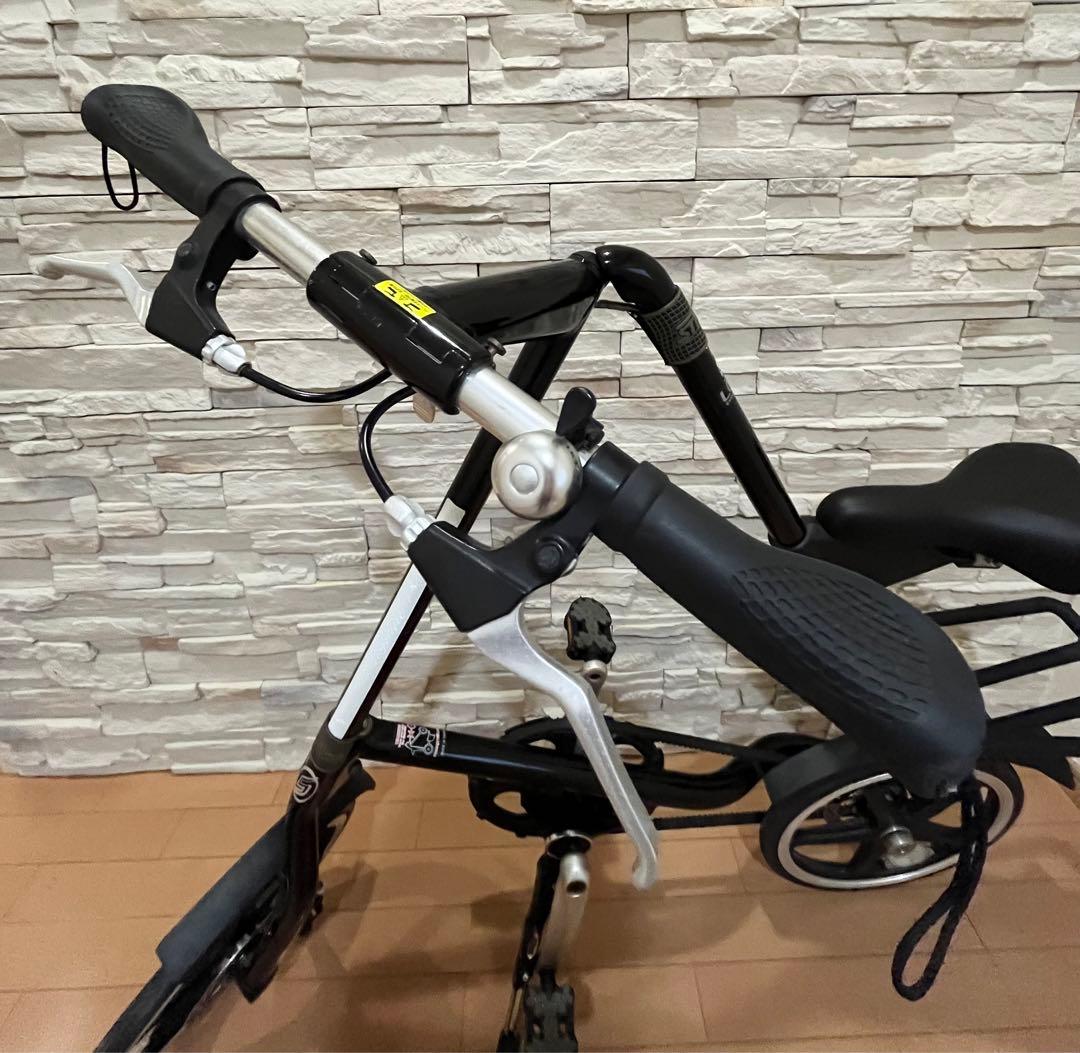 STRIDAストライダ　折りたたみ自転車　BLACK