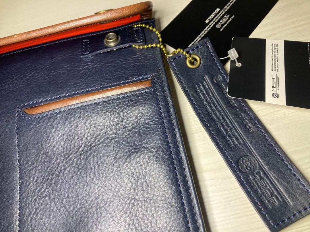 【未使用品】master-piece タブレットケース iPadケース 青