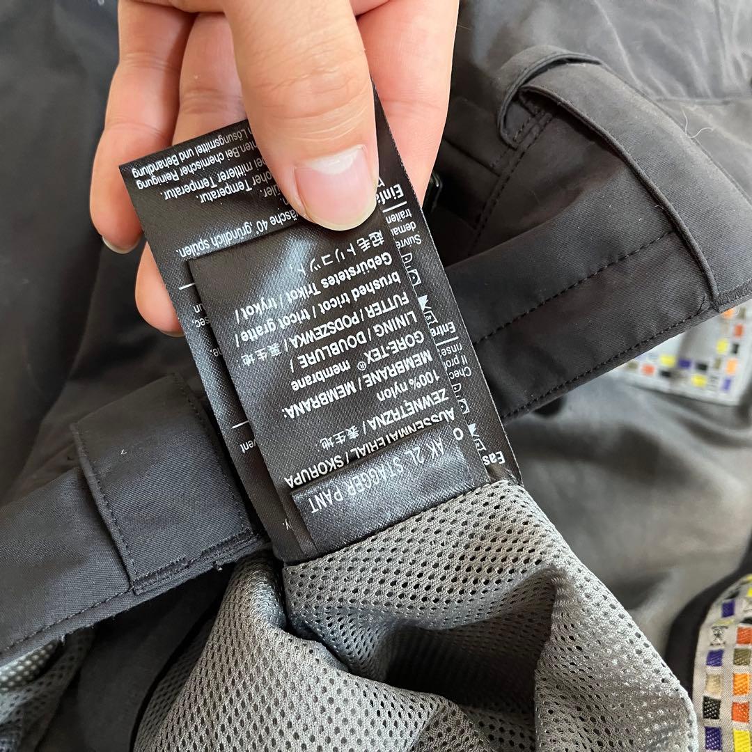 バートン ak セットアップ gore Tex 総柄 イエロー 2L 3L