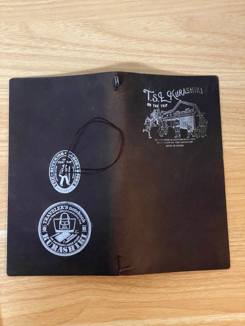 トラベラーズノートTSL倉敷カスタマイズ　レギュラーサイズ　ブラウン　2026