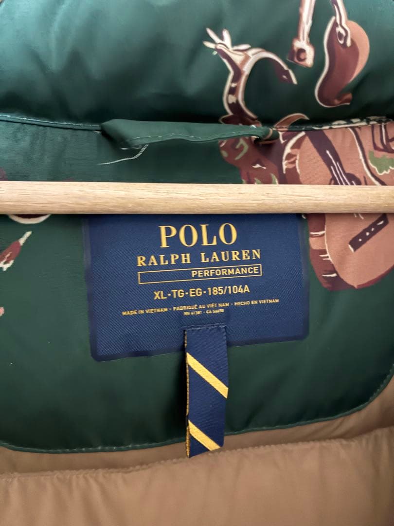 u*6様 【希少】XL POLO ラルフローレン ダウン 総柄 ネイティブ