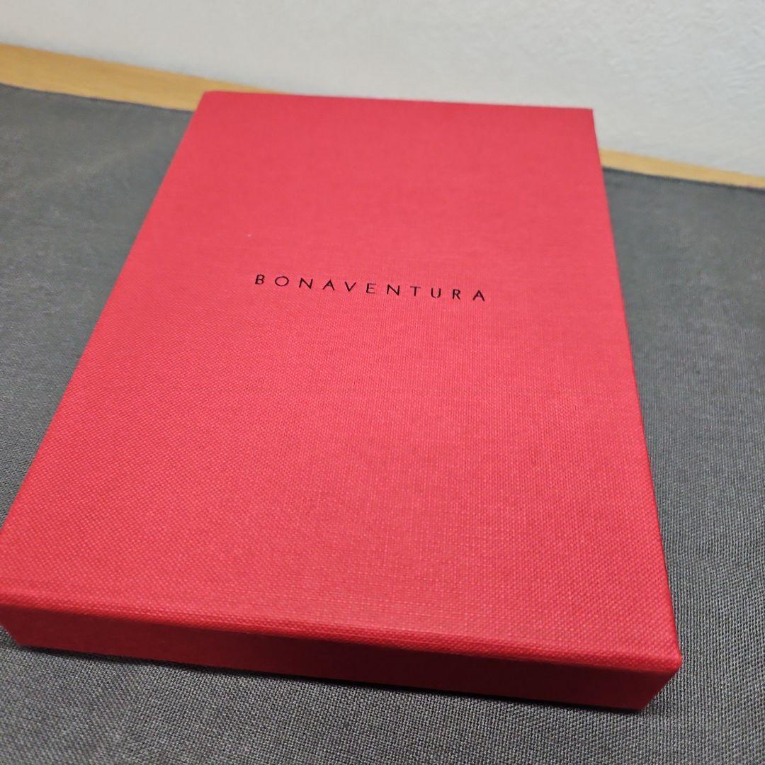 美品 BONAVENTURAボナベンチュラ iPhone用手帳型ケース ネイビー