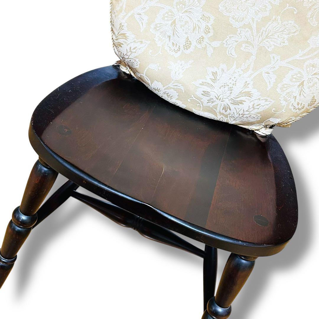 【2脚セット】③④ 北海道民芸家具 樺桜材 ウィンザー スピンドル チェア 椅子