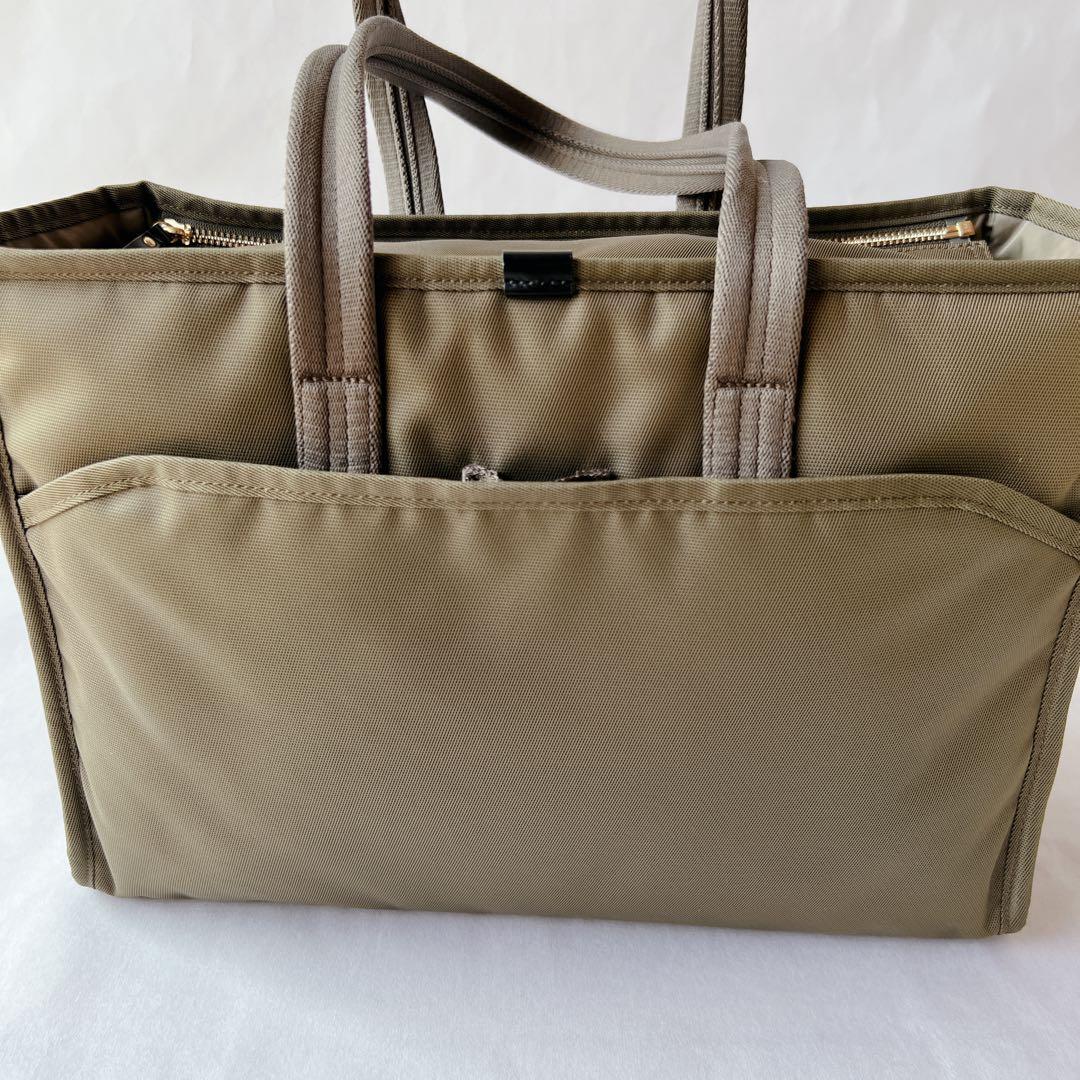 極美品✨ポーター　シア トートバック(L) 871-15120 オリーブ