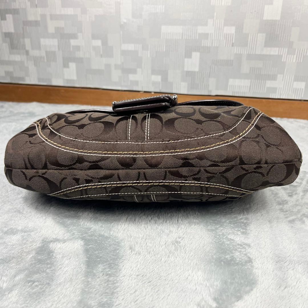 バッグ Vintage Coach Soho Brown Bag Signature