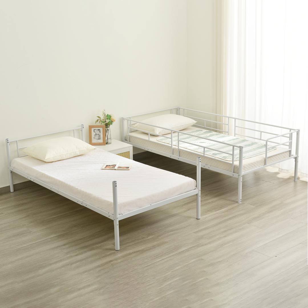 三段ベッド 3段ベッド スチール 耐震 ベッド シングル パイプベッド 社員寮