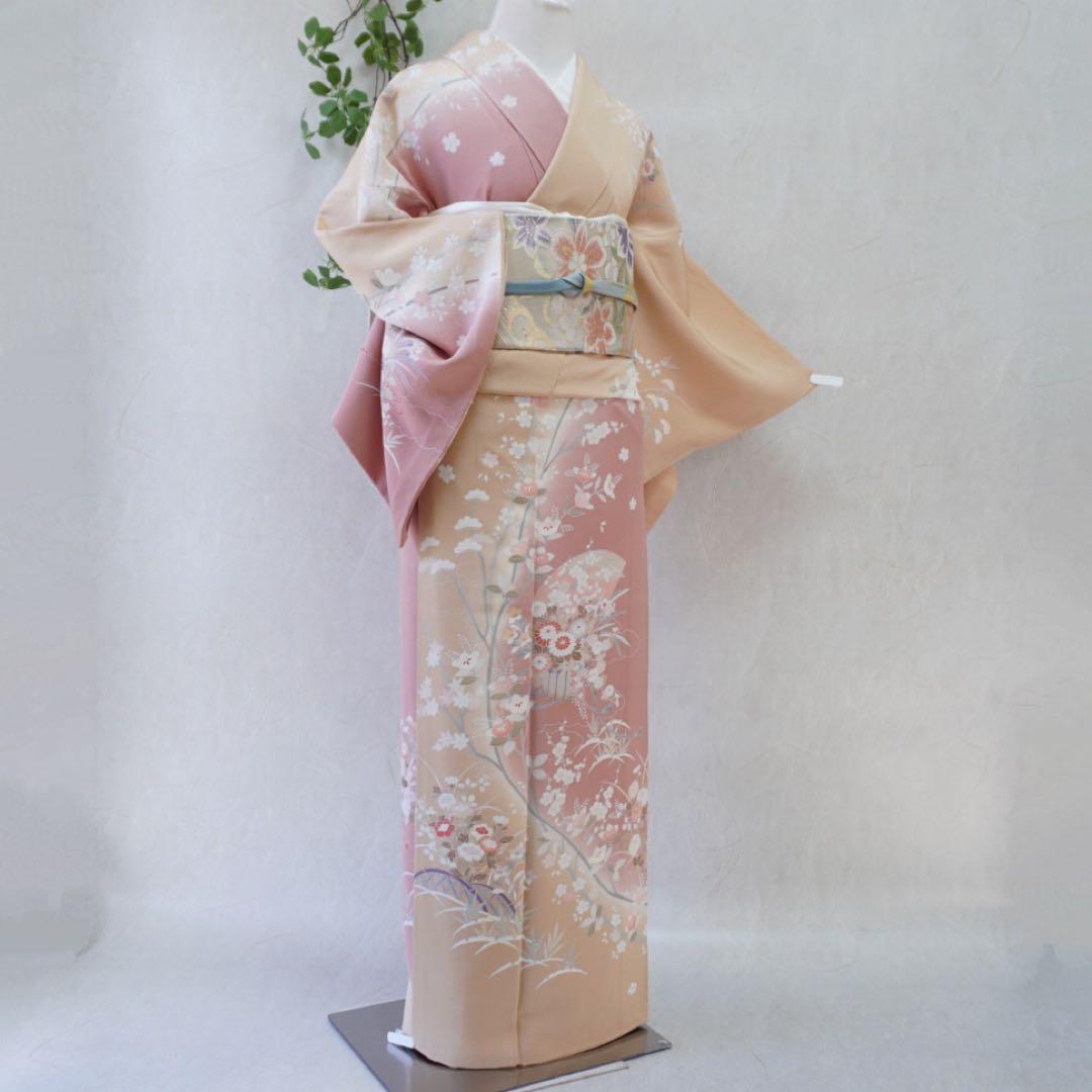 訪問着フルセット　293▪︎ 正絹　卒業式　入学式　お宮参り　七五三　披露宴