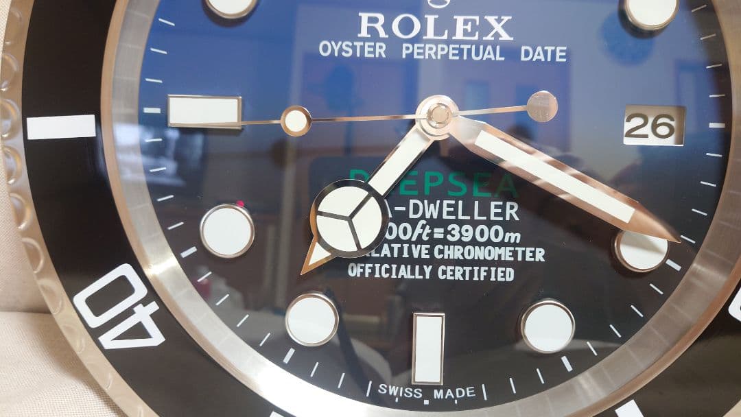 掛け時計 ロレックス シードウェラーディープシー