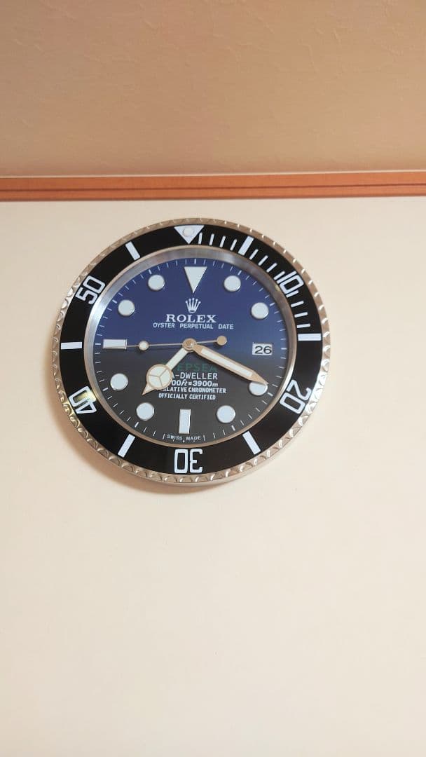 掛け時計 ロレックス シードウェラーディープシー