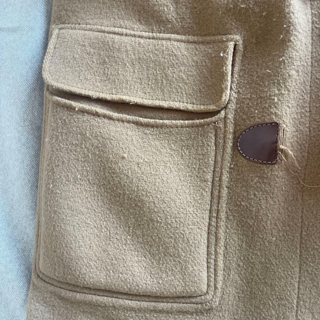 マルジェラベージュ ダッフルコート フード付き