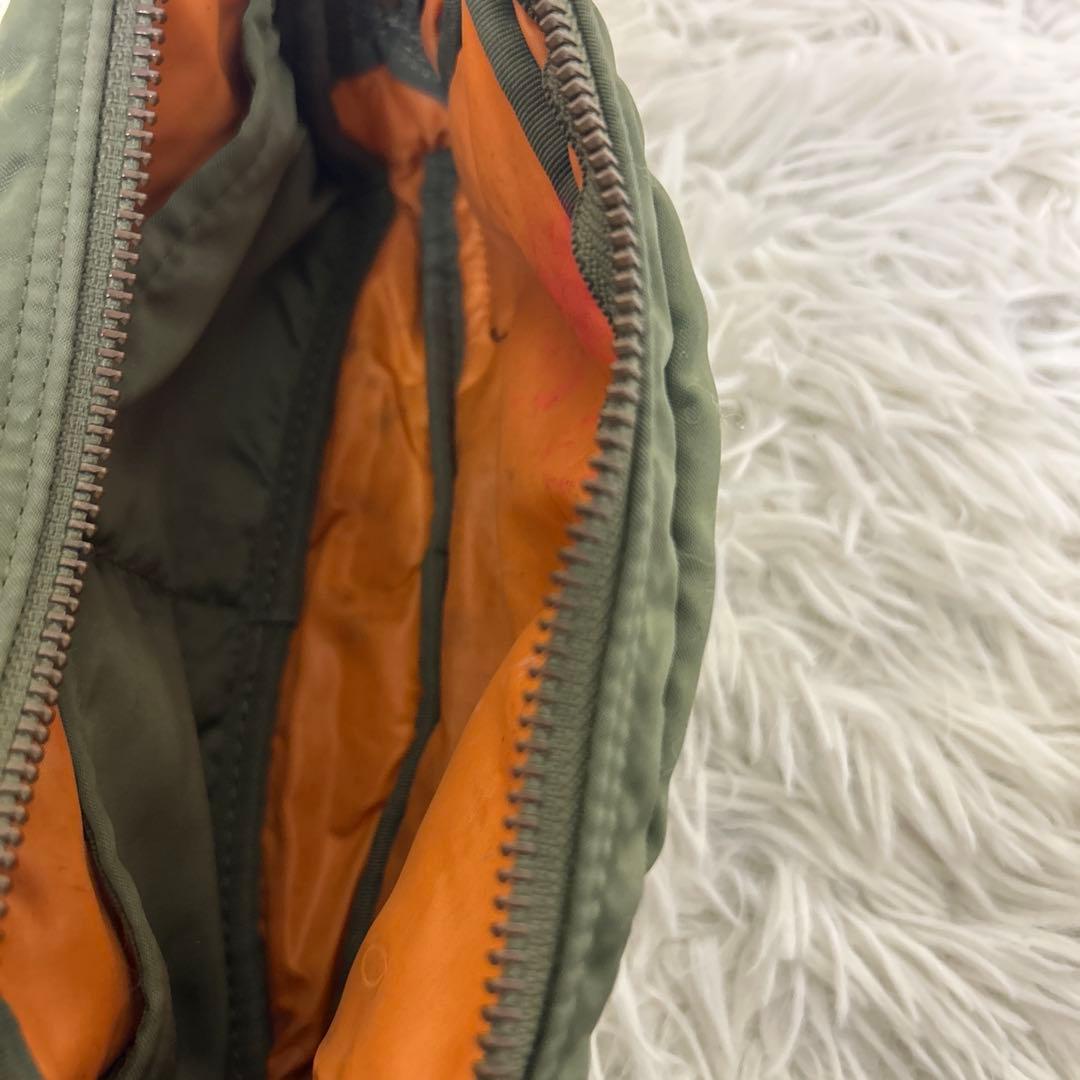 【美品・廃盤レア商品】PORTER TANKER ポーチ　セージグリーン
