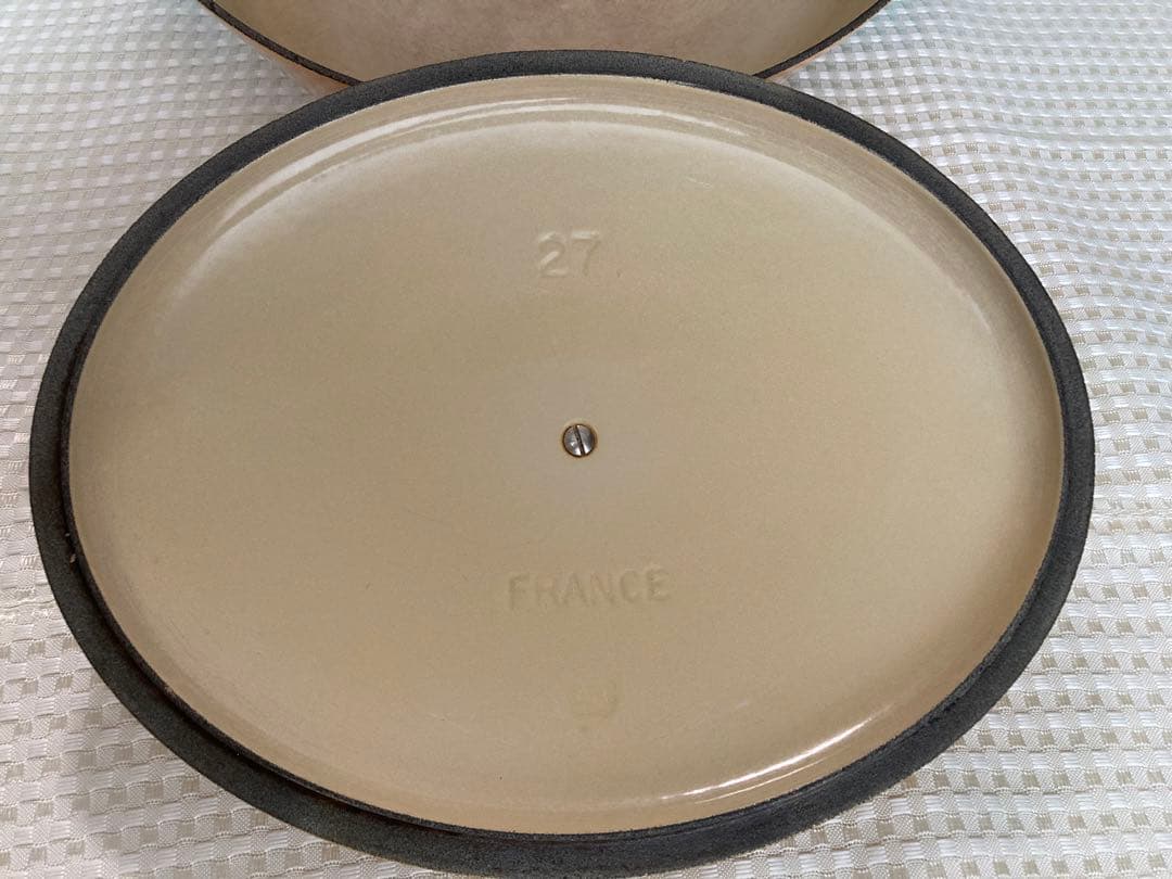 Le Creuset ル・クルーゼ　ココット・オーバル27cm サフランイエロー