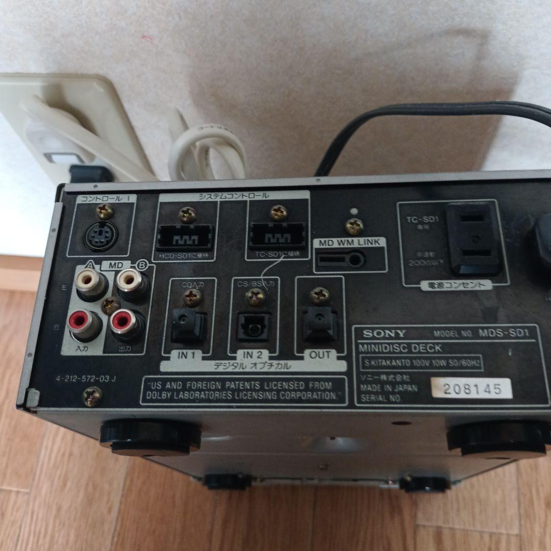 SONY MDS-SD1 ミニディスクデッキ