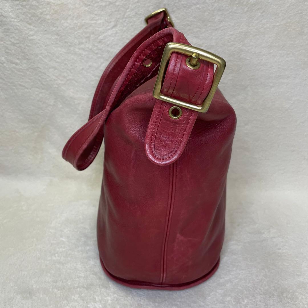 COACH オールドコーチ バケツバック ショルダーバッグ y2k 赤